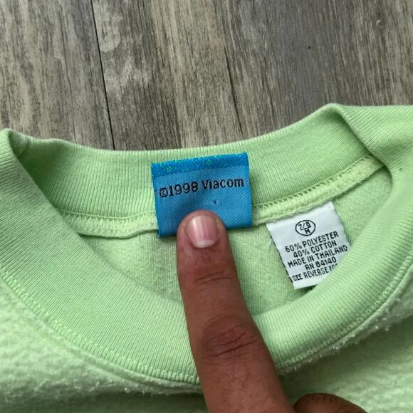 Vintage 1998 Nickelodeon Rugrats Promo Sweatshirt Size M Kids - Picture 4 of 6